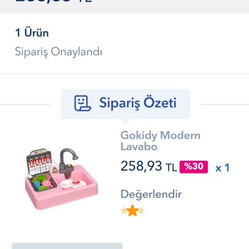 Baby Mall Tarafından Kargolanmayan Ürün