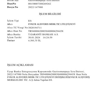 Evkur Alışveriş Borcum Ödendiği Halde Hala Aktif Borç Görünüyor