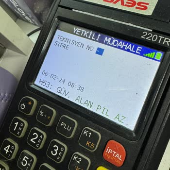 Beko 220TR Yazar Kasa Pos Yetkili Müdahale Teknisyen No Hatası