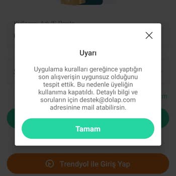 Dolap Paramı Alamıyorum
