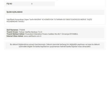 VakıfBank Kazandıran Tarife Ücret İadesi