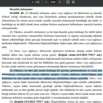 Dolap Sipariş İptal Süreci Yasaya Aykırı