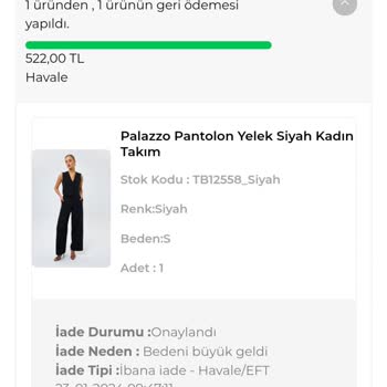 Tuba Butik Ücret İadesi Yapmıyor