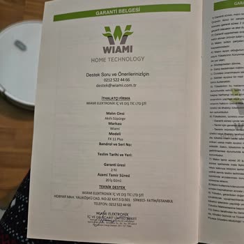 Wiami Robot Süpürge Çalışmıyor