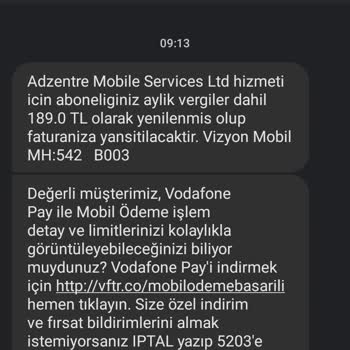 Adzentre Mobile Services Ltd Vizyon Mobil