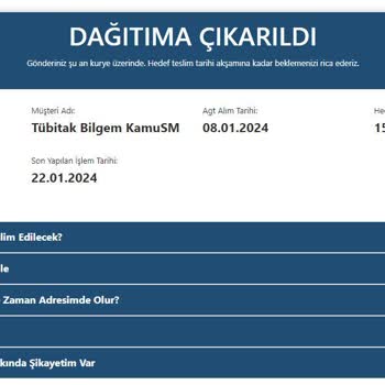 AGT Kurye Bir Aydır Gönderimi Teslim Etmiyor