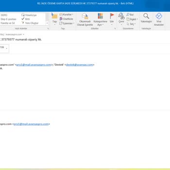 Avansaspro Gelmeyen Parası İade Edilmeyen Sipariş / Alay Konusu