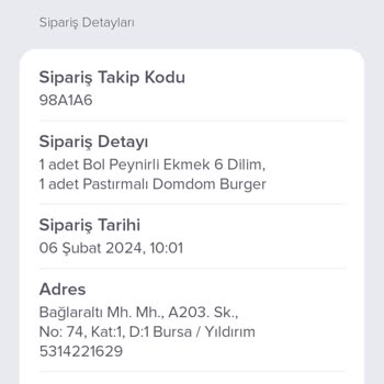 Domino's Pizza Siparişi İptal Eti Diğer Siparişim Süre İçinde Gelmedi