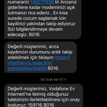 Vodafone Net Evde İnternet Pişmanlığı
