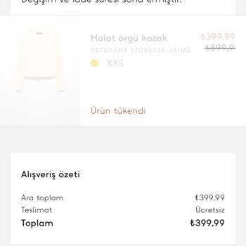 Mango Para İadesi Yapmıyor