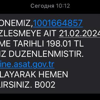 Asat (Antalya Su İşleri ) Fazla Su Faturası
