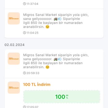 Migros Sanal Market Mağduriyeti
