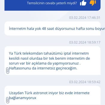 TurkNet Faciası - 4 Gündür İnternet Yok Merkezi Bir Bölgede
