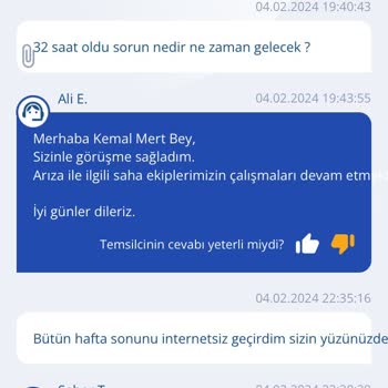 TurkNet Faciası - 4 Gündür İnternet Yok Merkezi Bir Bölgede