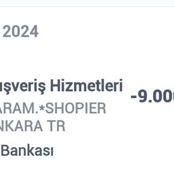 Shopier 90 TL 9000 TL Olmuş
