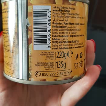 Tukaş Konserve Mısırda Böcek Şoku