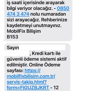 Mobilfix Bilişim Teknik Servis Mağduriyeti