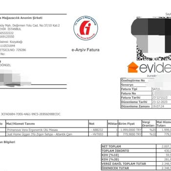 Evidea İade Ve Değişim İçin İstenen Ekstra Ödeme Hk.