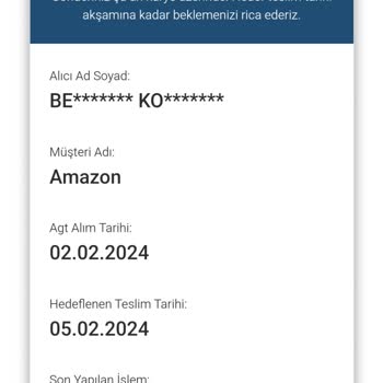 AGT Kargo Firmaya Bir Türlü Ulaşamıyorum
