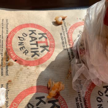 Katık Döner Yemek İçinde Çıkan Sorun