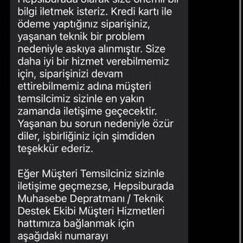 Hepsiburada Ya Ekstra Para İstiyor Ya Da Sipariş İptal Et Diyor