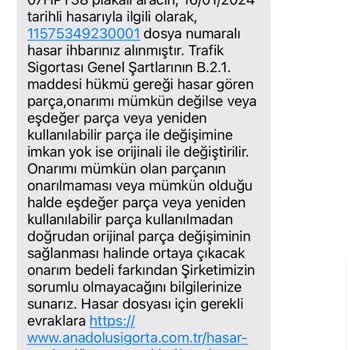 Anadolu Sigorta Kişisel Verilerin İhlali