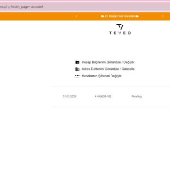 Teveo Siparişim Hala Onay Bekliyor!