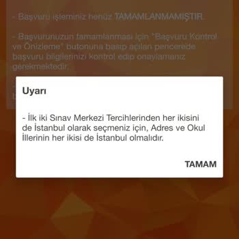 ÖSYM Sınav Başvurusunda Adres Sorunu