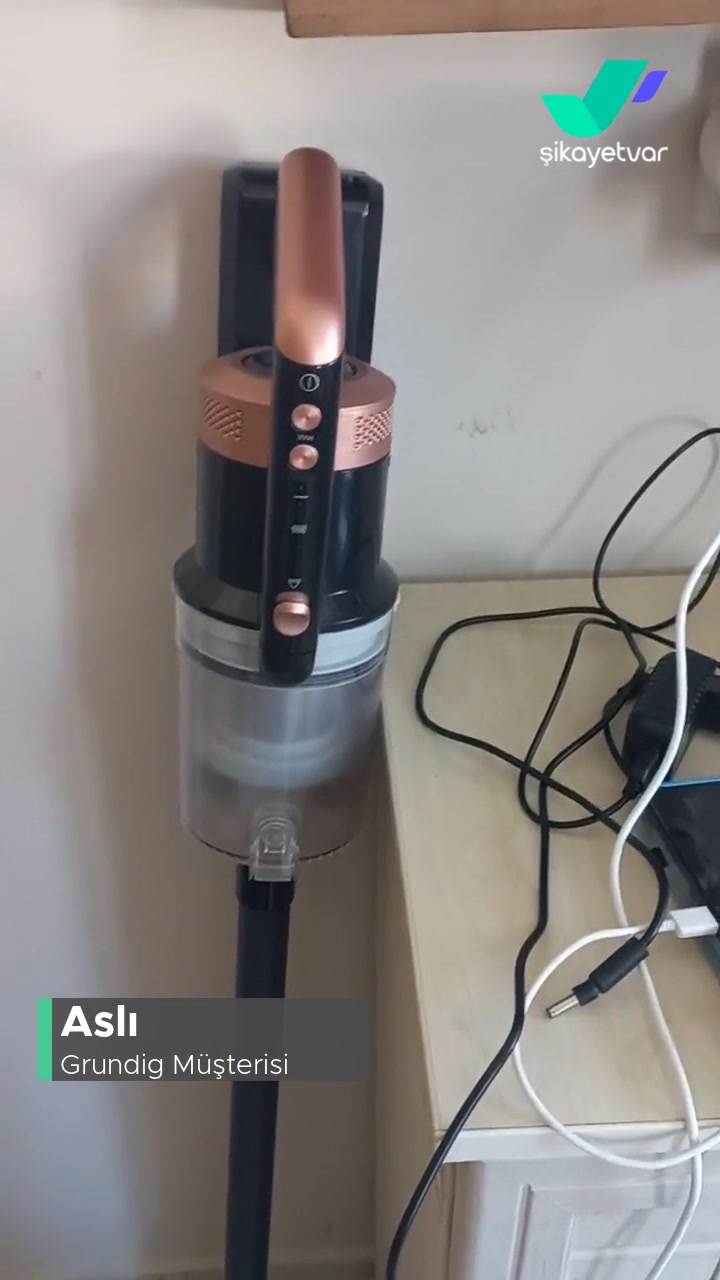 Grundig 2 Aylık Süpürge Şarj Kablosu Kopar Mı? videonun kapak resmi