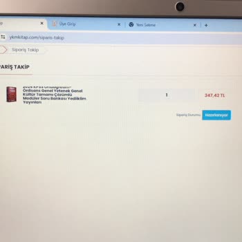 YKMkitap Ücret İadesi, Sipariş İptali.