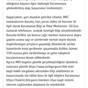 BTK (Bilgi Teknolojileri ve İletişim Kurumu) Kayıt Sürecindeki Mağduriyetim