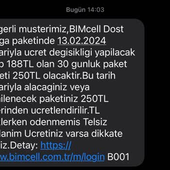 Bimcell Zam Zam Sürekli Bıktık