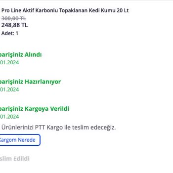 Pazarama Satın Alınan Ürün 8 Gündür Ortada Yok.