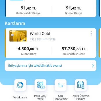 Yapı Kredi Bankası Kredi Kart Harcamaları Şikayeti
