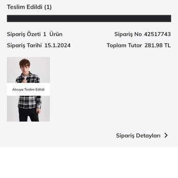 DeFacto Uygulamasından Kolay Gelsin Kargo Firmasından Mağdurum
