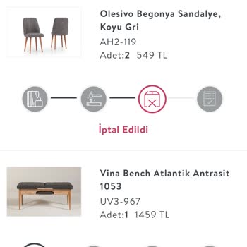 Vivense Mobilya Üretim Ve Teslim Şikayeti