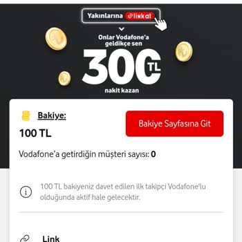 Vodafone Link At Para Kazan Hatası