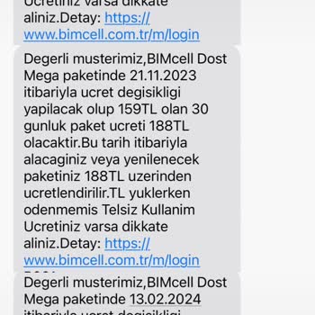 Bimcell De Yapılan Zamlar