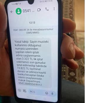 Vodafone Hukuk Bürosu Mesajı Şaşkınlığı