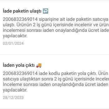 Trendyol Pişmanlığı - İade İncelemesi Süresi Dolmasına Rağmen Sonuç Yk