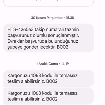 Yurtiçi Kargo Kayıp Kargo Ve Ödeme Sorunu!