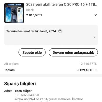 Aliexpress Ürün Gelmedi Gümrüğe Takıldı.