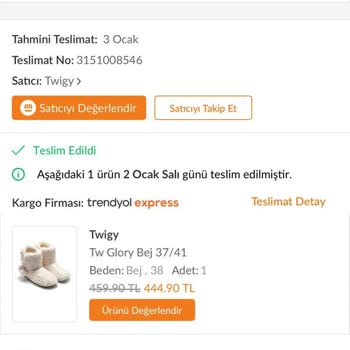 Twigy Özürlü Ürün Gönderdi. Ne Paramı Geri Verdi Ne De Ürünü