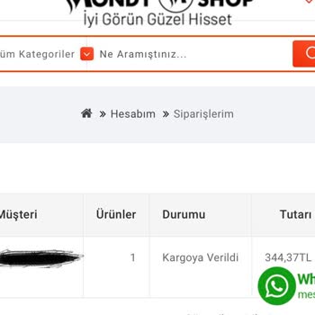 Mondy Shop Kesinlikle Ürün Göndermiyor ve Yetkili Kimseye Ulaşamıyorum