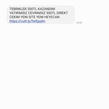 Betpublic Bahis Sitelerinden Gelen Arama Ve Mesaj