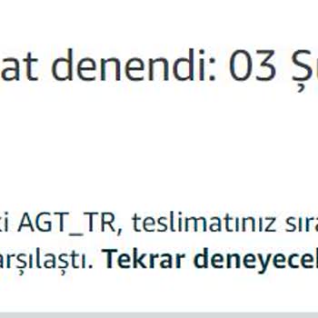 AGT Kurye (aynigunteslim.com) Günlerdir Gelmeyen Sipariş
