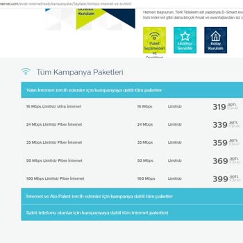 Türk Telekom'un Güncel Olamayan Sitesi Ve Müşteri Deneyimim.