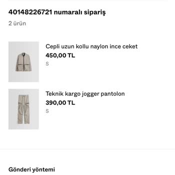 Bershka Siparişimi Teslim Etmiyor