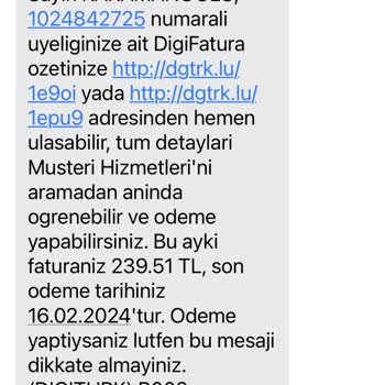 Digiturk Hizmet Kusuru Ve Fatura Mağduriyeti