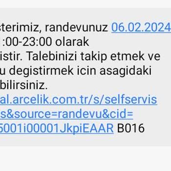 Arçelik Yetkili Servis Randevu